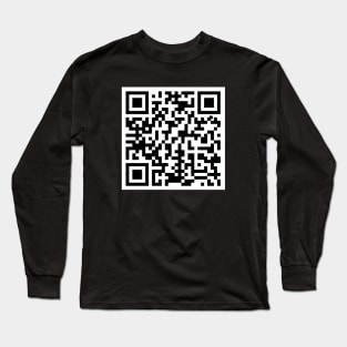 Meme Scan Me QR Code meme Long Sleeve T-Shirt